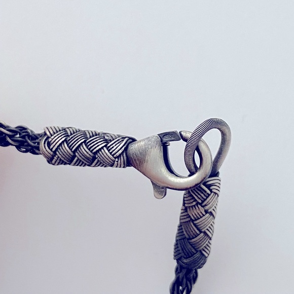 Unisex 925 silver 3mm wire bracelet - Picture 3 of 6